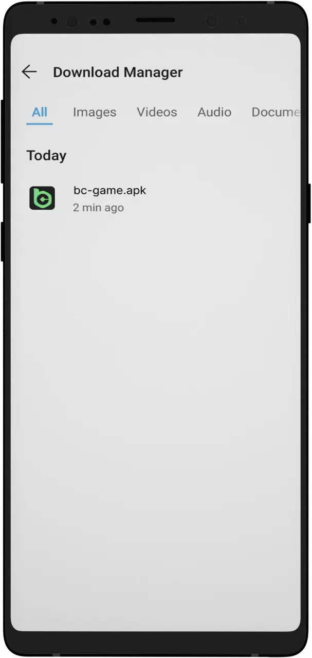 Open the downloaded BC Game APK file.