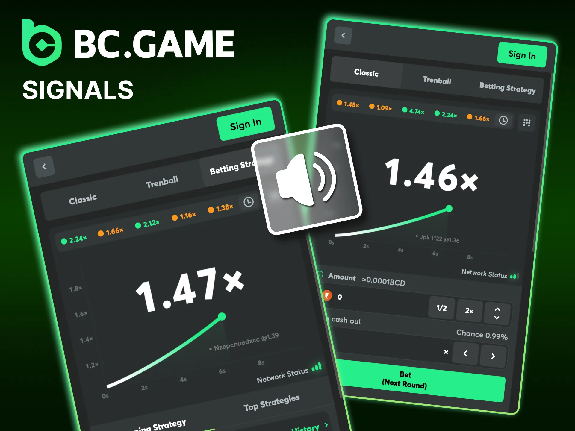 Observe the rounds, strategies and play Crash at BC Game.